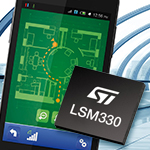 LSM330 – новый 6-осевой MEMS-датчик серии iNEMO от STMicroelectronics